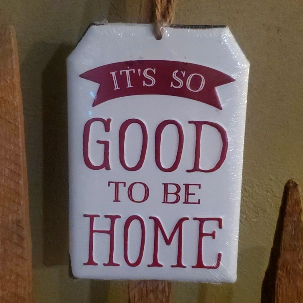 Small metal sign